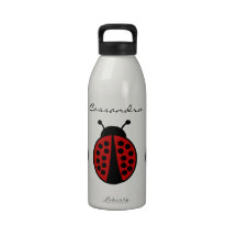 Niedliche Marienkäfer 32oz Wasserflaschen