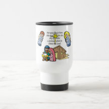 Niedliche Nativity-Szene Kaffee Tassen