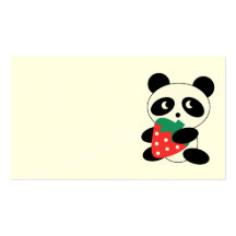 Niedliche Panda-Geschäfts-Karte Visitenkarte