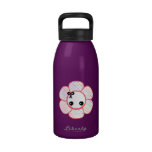 Niedliche Schädel-Blume Trinkflasche