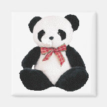 Niedlicher angefüllter Panda Magnets