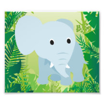 Niedlicher Baby-Elefant Foto