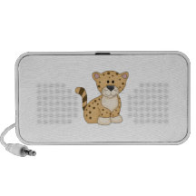 Niedlicher Baby-Leopard Laptop Speaker