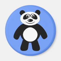 Niedlicher Cartoon Panda-Blaumagnet