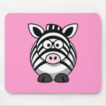 Niedlicher CartoonZebra Mousepads