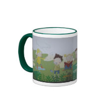 Niedlicher Cortoon regnerischer Becher Tassen
