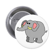 Niedlicher Elefant-Knopf Anstecknadelbutton