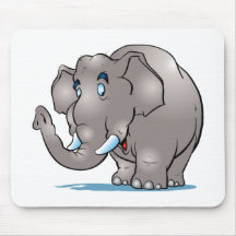 Niedlicher Elefant Mauspads