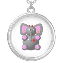 Niedlicher Elefant-tragende Ohrringe Amuletten