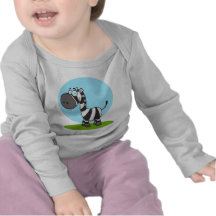 niedlicher glücklicher Cartoon Zebra T-shirt