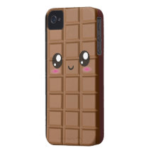 Niedlicher glücklicher Milchschokolade-Bar iphone  iPhone 4 Hüllen