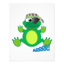 Niedlicher Goofkins Pirat Froggy Ankündigungskarten