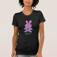 Niedlicher Häschen-Liebe-Cartoonkunst-T-Shirt Entw