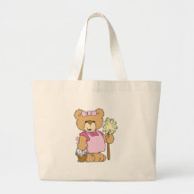 Niedlicher Haus-Reinigungs-Bär Tasche