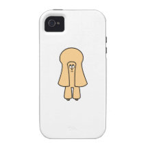 Niedlicher Hund. Aprikosen-Zwergpudel/Miniaturpude iPhone 4 Cover
