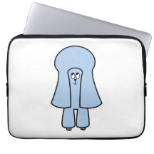 Niedlicher Hund. Blauer Zwergpudel/Miniaturpudel Computer Sleeve Schutzhüllen