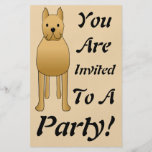 Niedlicher Hund Flyer