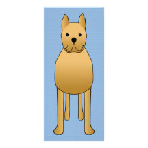 Niedlicher Hund Vollfarbige Werbekarte