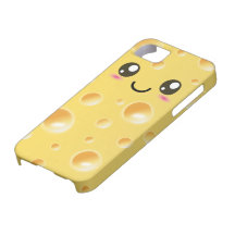 Niedlicher Kawaii glücklicher Käse iPhone 5 Etui