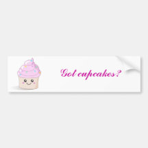 Niedlicher kleiner Kuchen Autosticker