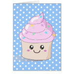 Niedlicher kleiner Kuchen Grußkarte