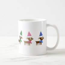 Niedlicher kleiner Weihnachtsren-Becher Kaffeetasse