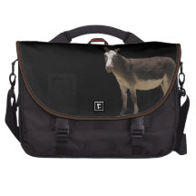 Niedlicher lustiger kleiner Burro-Esel-Western Laptop Taschen