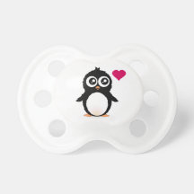 Niedlicher Penguin-Cartoon Baby Schnuller