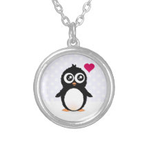 Niedlicher Penguin-Cartoon Halsketten