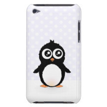 Niedlicher Penguin-Cartoon iPod Case-Mate Case