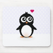 Niedlicher Penguin-Cartoon Mauspad