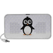 Niedlicher Penguin-Cartoon Notebook Speaker
