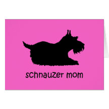 Niedlicher Schnauzer Karte
