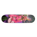 Niedlicher sexy rosa feenhafter Skateboard-kundens Individuelle Skateboarddecks