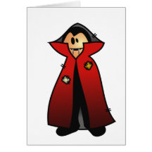 NIEDLICHER UNEINHEITLICHER DRACULAVAMPIRE GRUßKARTEN