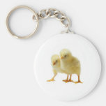 Niedliches Baby-Huhn Keychain Schlüsselband