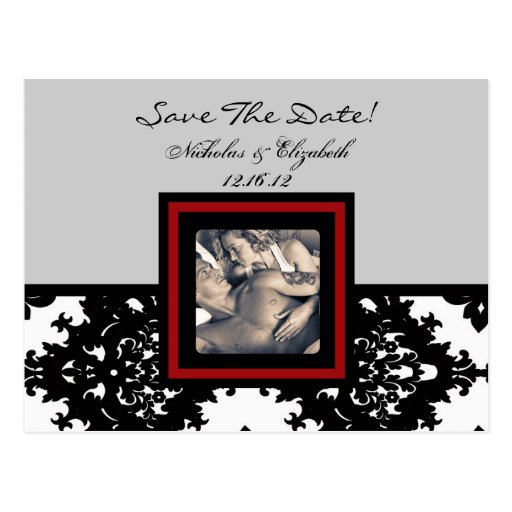 NIEDLICHES Bild-Foto Save the Date Postkarten
