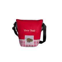 Niedliches Flusspferd Kuriertasche