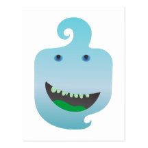 niedliches Monster cute Postkarte