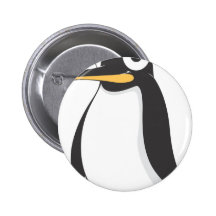Niedliches Penguin-Kaiser-Cartoon-Hemd Anstecknadelbuttons