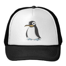 Niedliches Penguin-Kaiser-Cartoon-Hemd Baseball Kappen