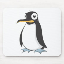 Niedliches Penguin-Kaiser-Cartoon-Hemd Mauspad