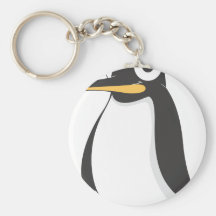 Niedliches Penguin-Kaiser-Cartoon-Hemd Schlüsselband