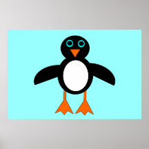 Niedliches Penguin-Plakat