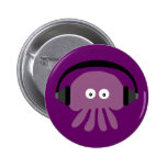 Niedliches Quallen-u. Kopfhörer-kundengerechtes Li Buttons
