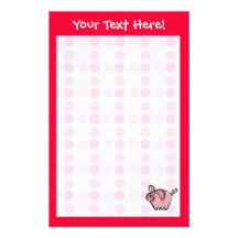 Niedliches Schwein Personalisiertes Druckpapier