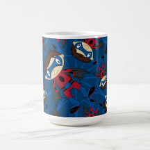 Niedliches Superhero-Jungen-Muster Tasse