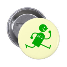Niedliches und lustiges Marathon Button