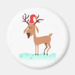 Niedliches WeihnachtsCartoon-Ren Magnets