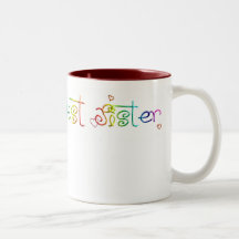 Niedlichster Schwester-Becher Tee Tassen